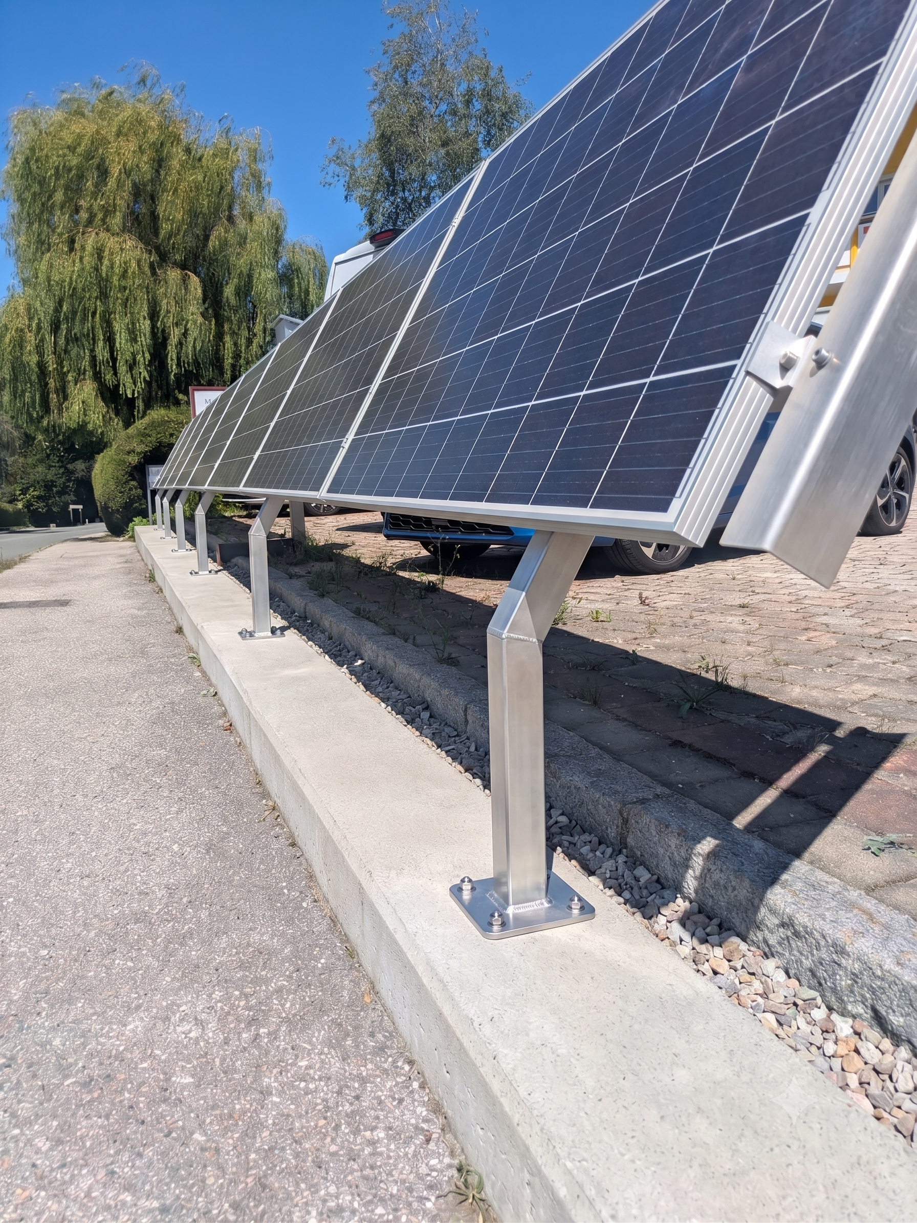 Photovoltaik-Zaun-Halterung